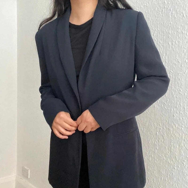 Vintage Navy Blazer for Women UK Size 10