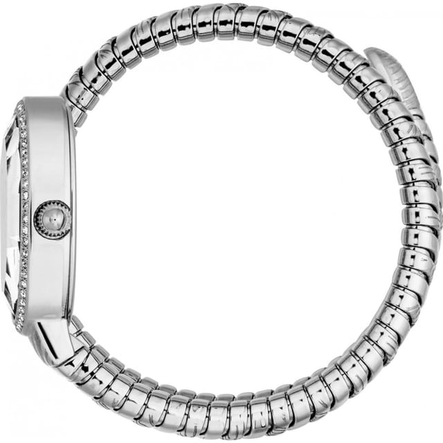 Just Cavalli Just Cavalli Women's JC1L353M0015 Signature Snake 22mm Quartz Watch in Silver - 3