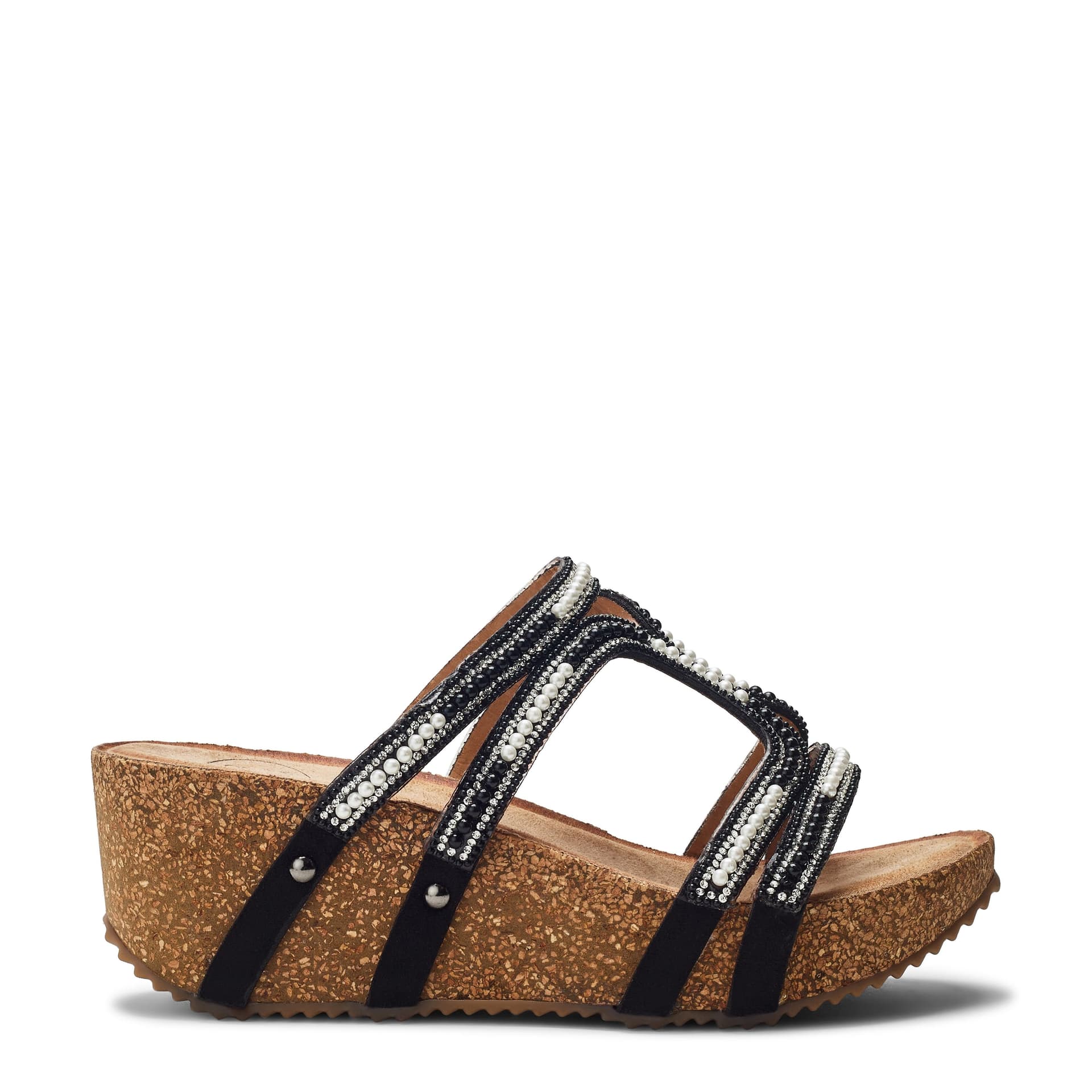 b.soleful b.soleful Women's 'Sorrel' Alcantara Sandals in Black