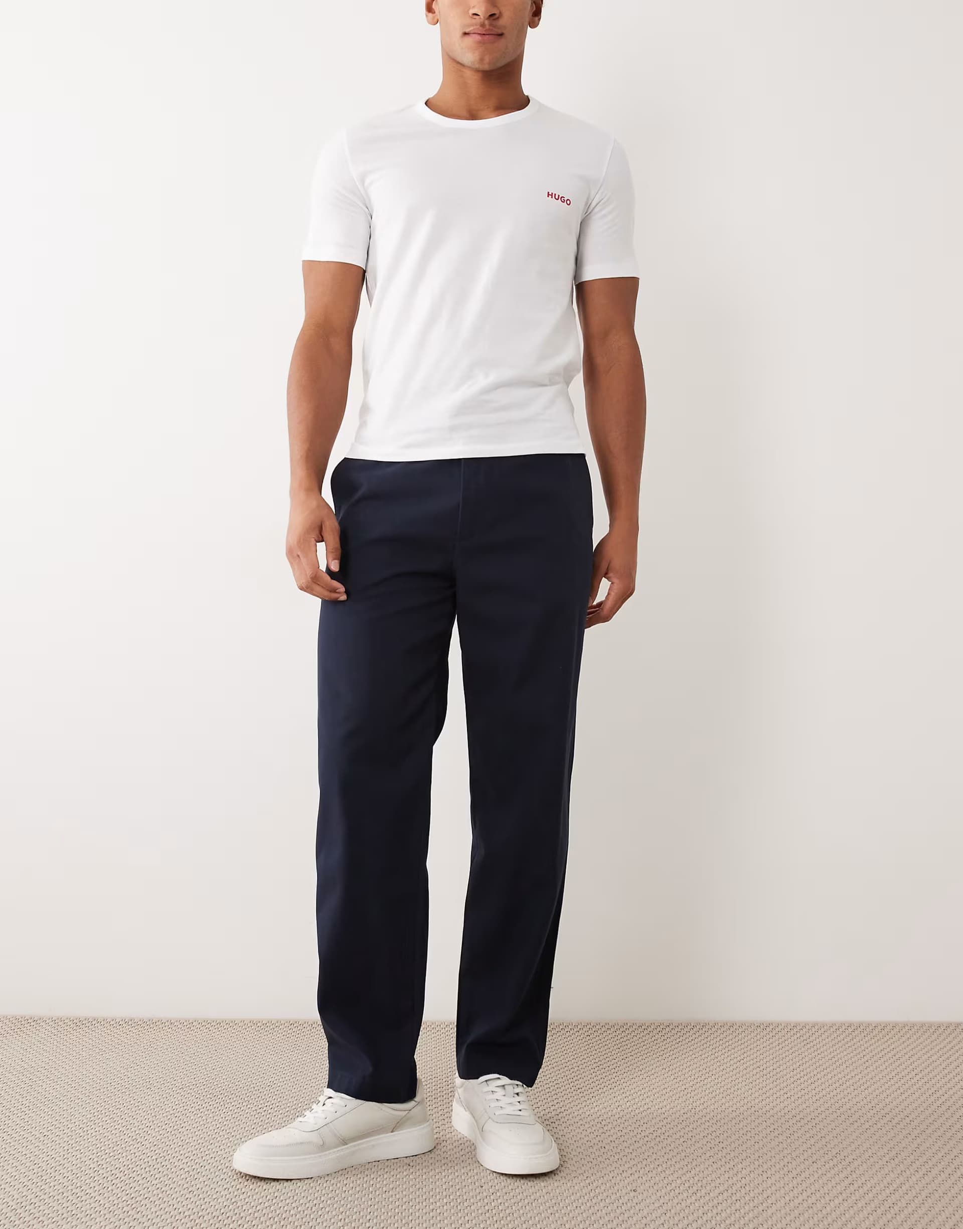 ASOS Hugo Boss Dark Blue Chino Trousers