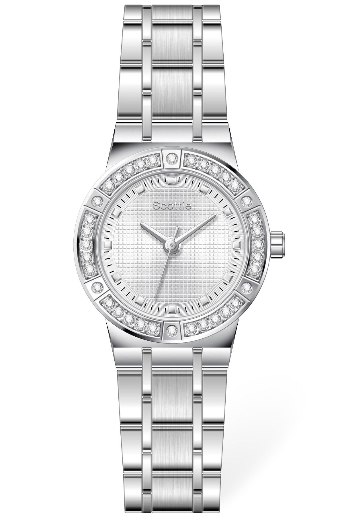 Emma Loves Diamonds Emma Loves Diamonds Women's Kensington Silver Watches Swiss Quartz Watch Silver Dial & Silver Bracelet - 3
