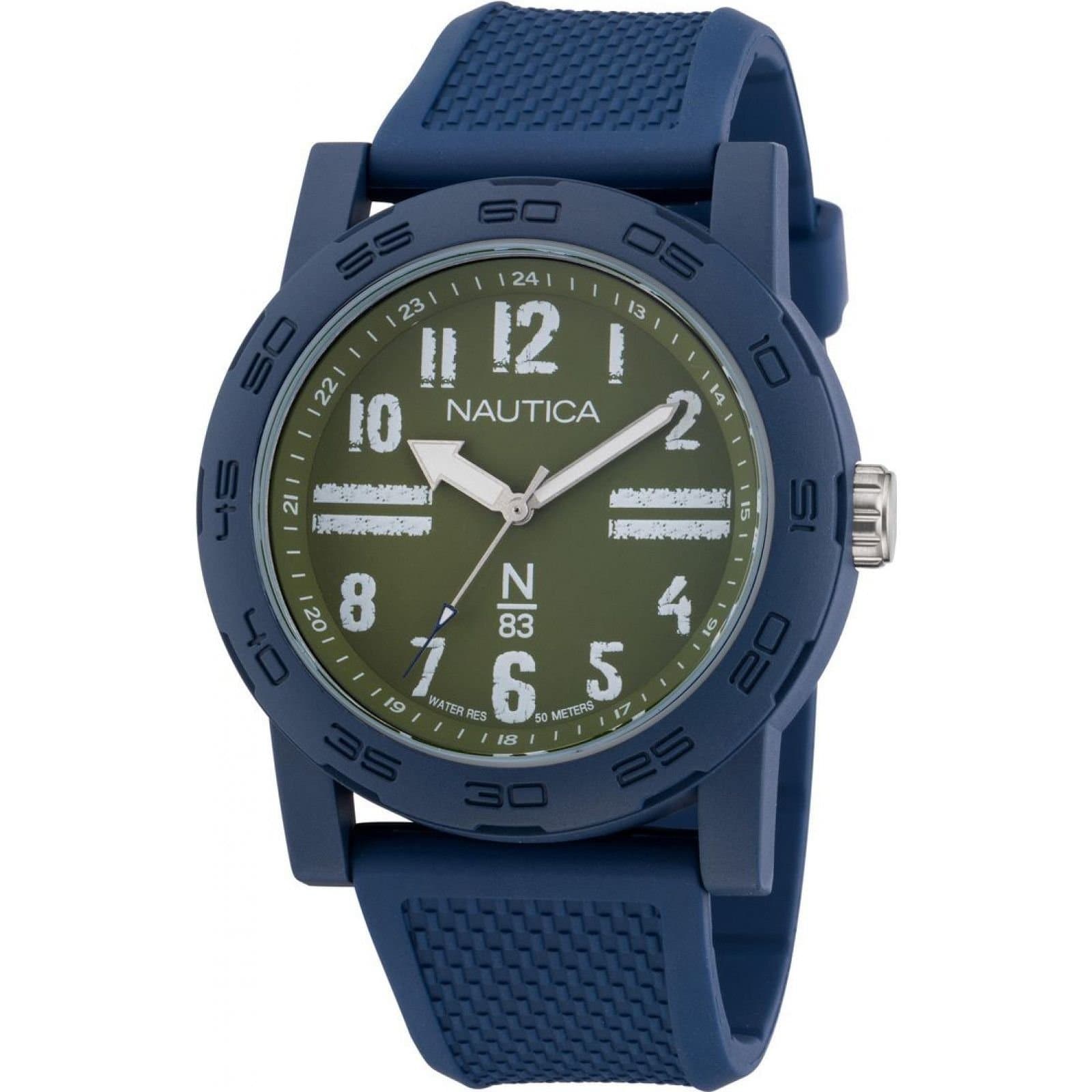 Nautica Nautica Men's NAPATS305 Ayia Triada 44mm Quartz Watch in Blue