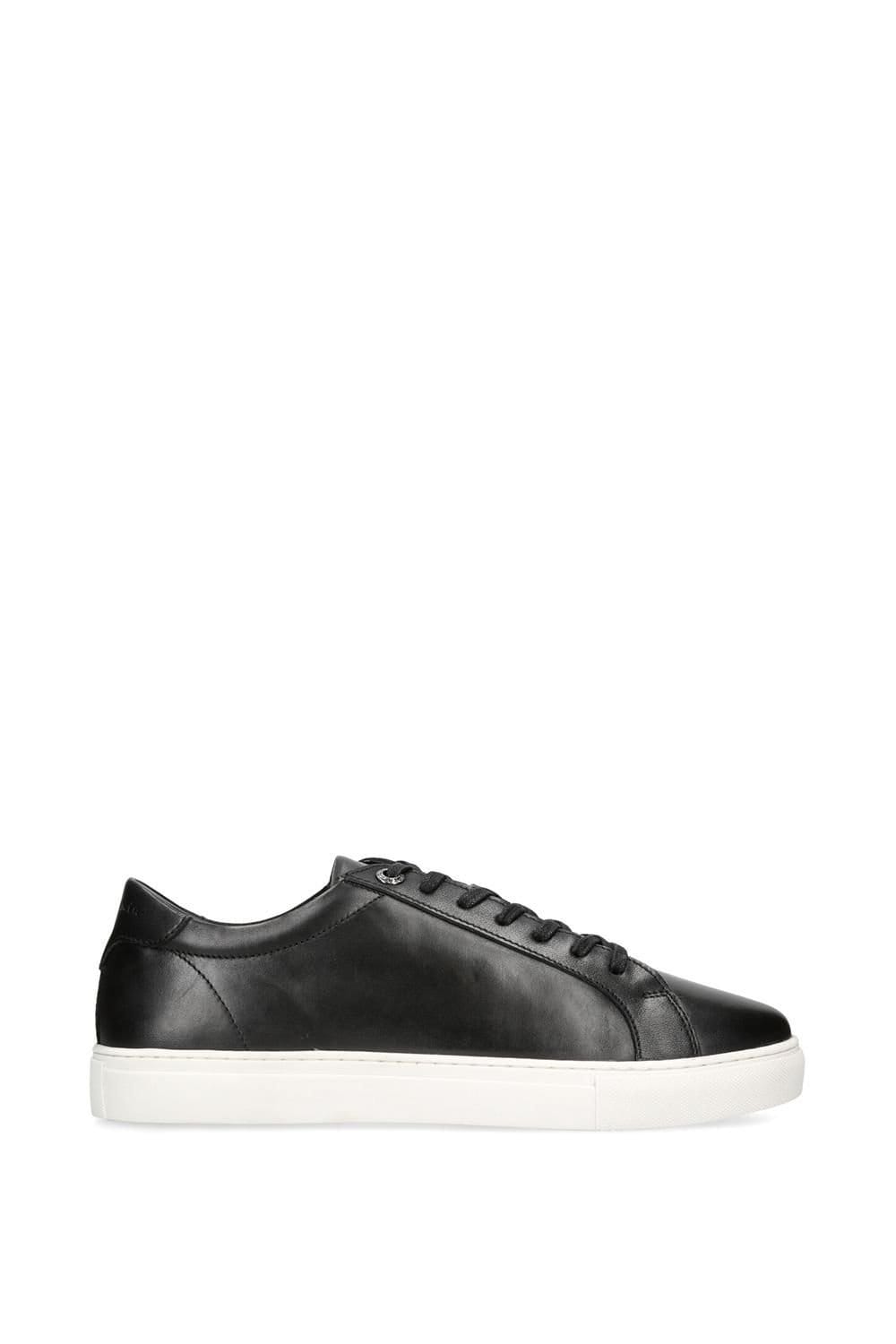 KG Kurt Geiger KG Kurt Geiger Men's 'Fire' Leather Trainers in Black - 1
