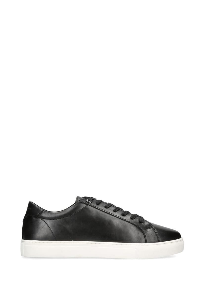 KG Kurt Geiger KG Kurt Geiger Men's 'Fire' Leather Trainers in Black - 1