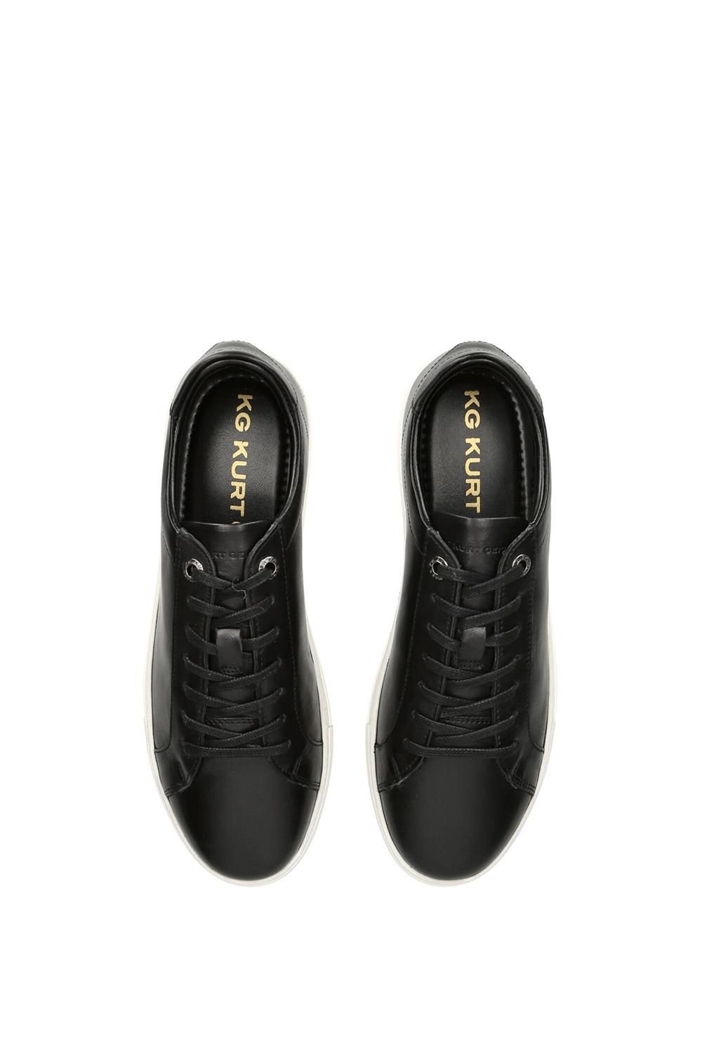 KG Kurt Geiger KG Kurt Geiger Men's 'Fire' Leather Trainers in Black - 2