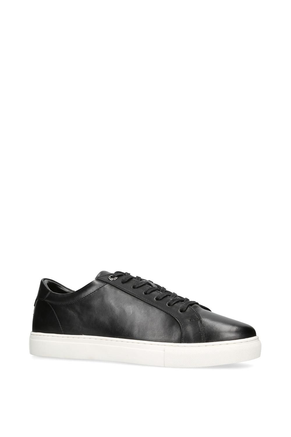 KG Kurt Geiger KG Kurt Geiger Men's 'Fire' Leather Trainers in Black - 4