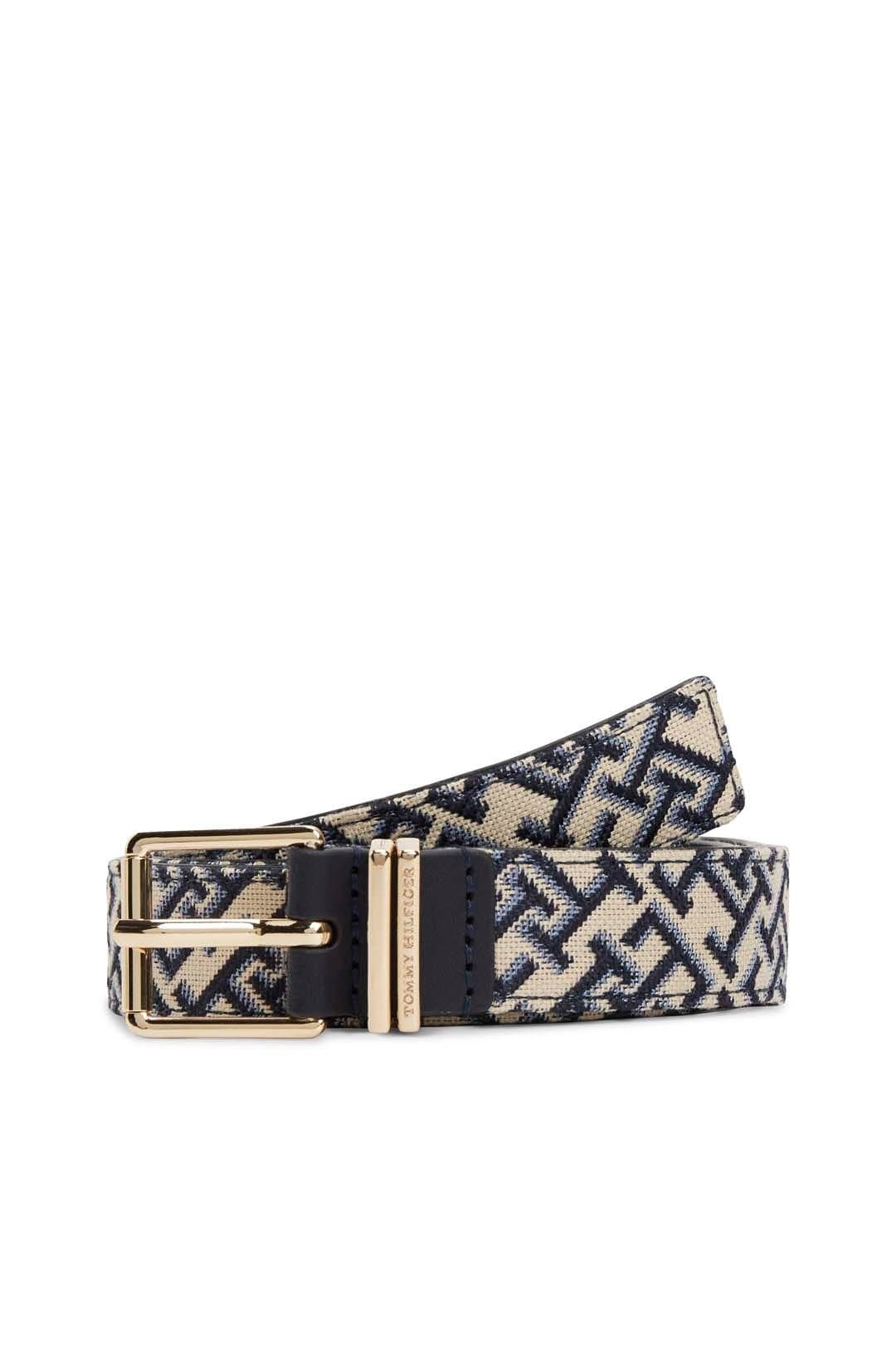 Tommy Hilfiger Tommy Hilfiger Women's Navy Jacquard Belt