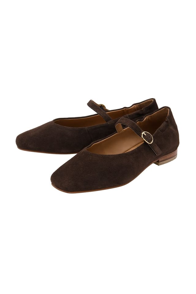 Ravel Ravel Women's 'Lanton' Flat Mary-Jane Shoes in Brown - 2