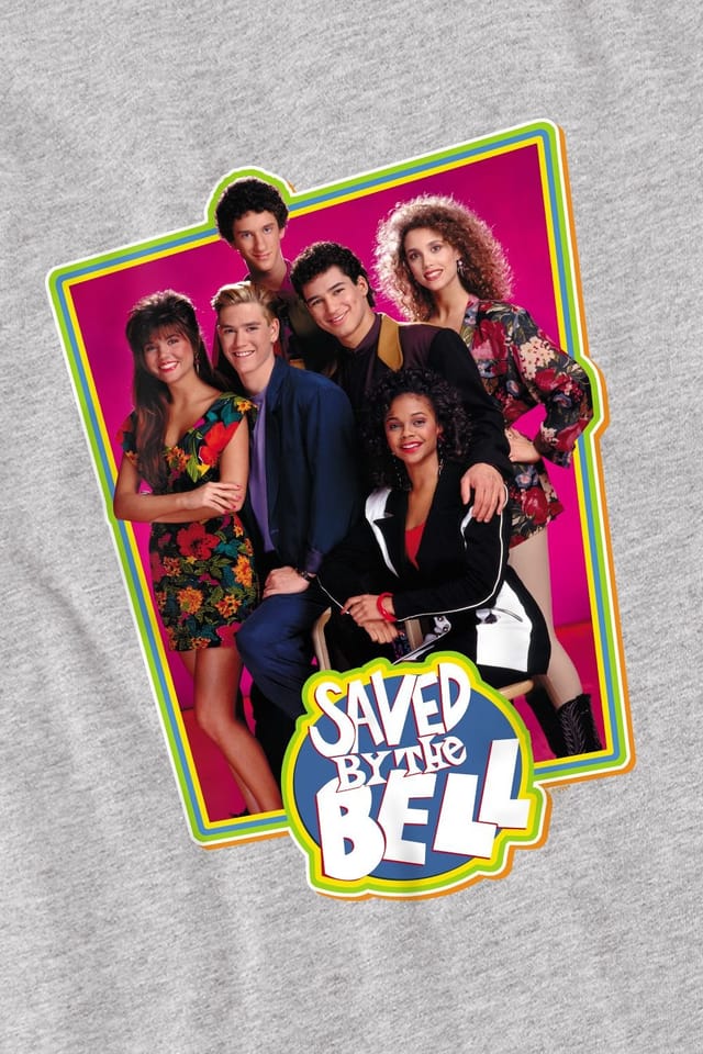 NBCU NBCU Men's Saved By The Bell The Crew T-Shirt, Grey - 3