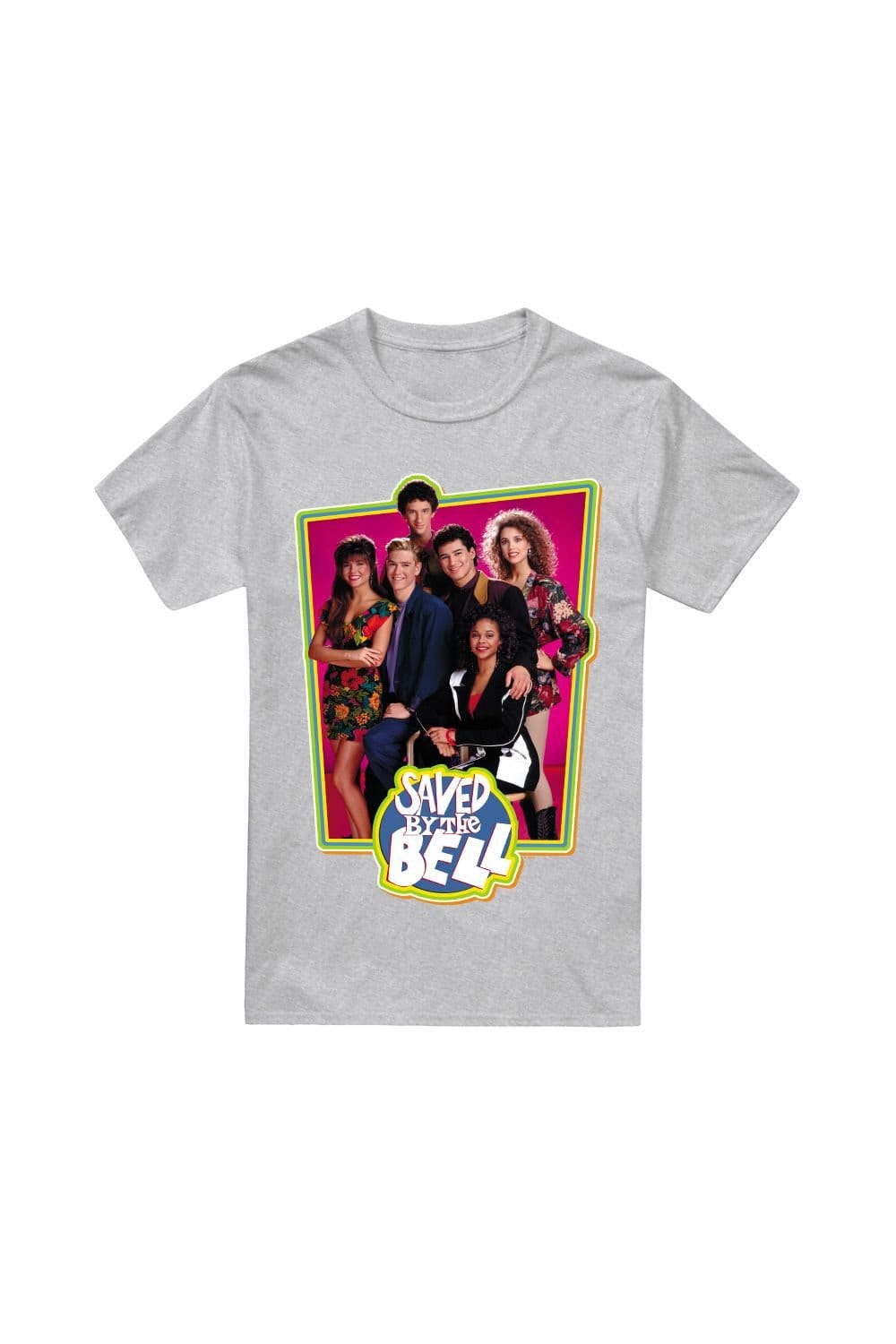 NBCU NBCU Men's Saved By The Bell The Crew T-Shirt, Grey - 4