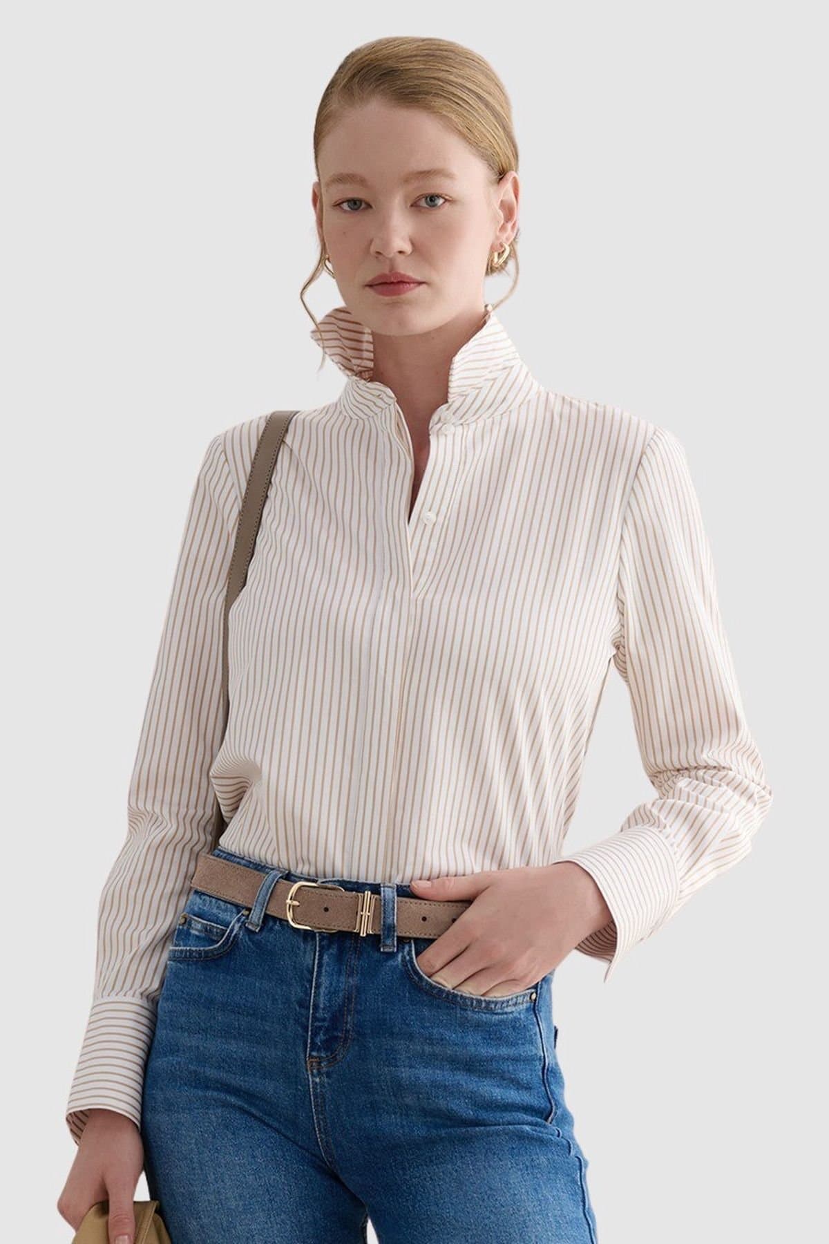 Hobbs London Hobbs London Women's Andra Shirt in Soft White