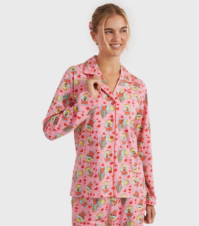 Skinnydip Women's Pink Simpsons Ralph Shirt and Trousers Pyjama Set Skinnydip New Look - 3