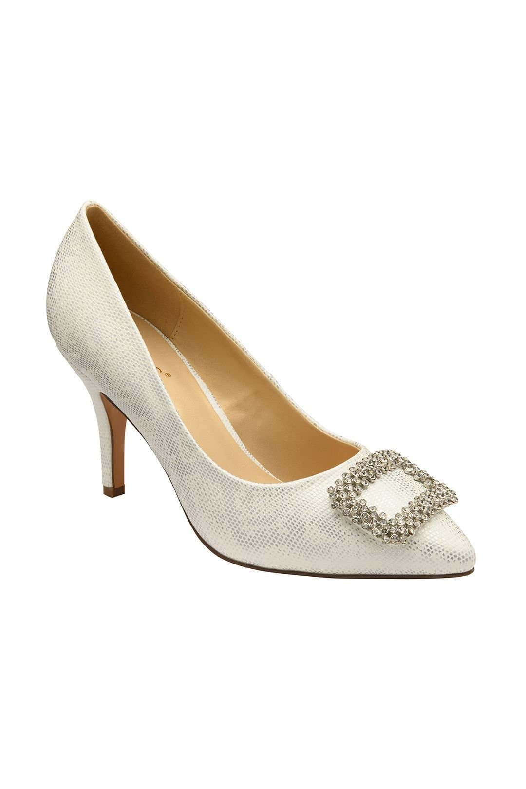 Lotus Lotus Women's Silver 'Petunia' Court Shoes