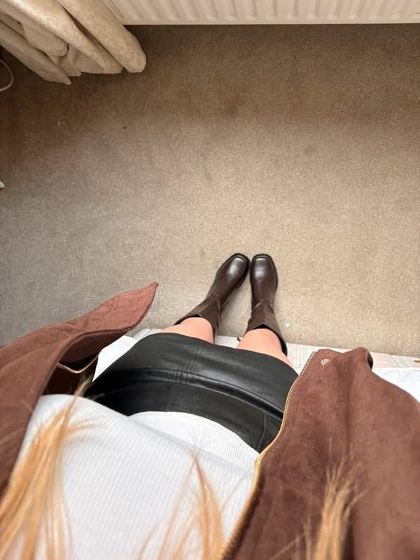 ASOS Faux leather skirt