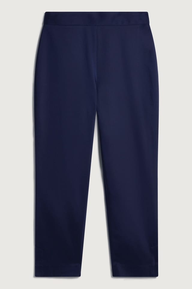 Hobbs London Hobbs London Women's Giselle Capri Pants in Dark Navy - 2