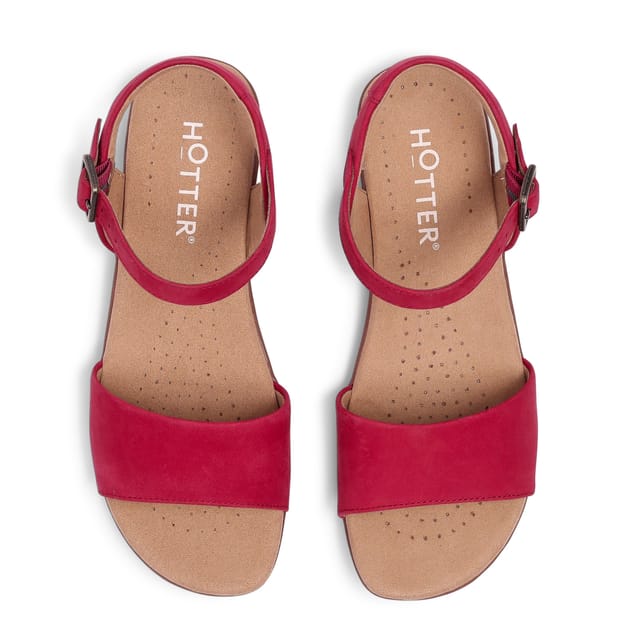 Hotter Hotter Women's 'Tropic' Sandals in Red - 3