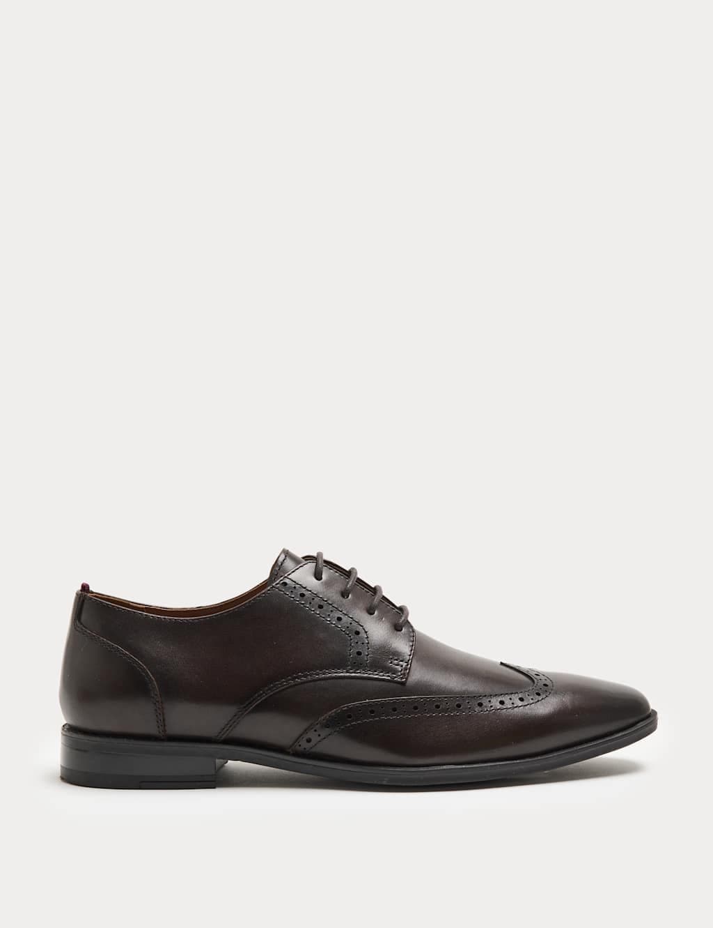 Marks & Spencer M&S Leather Brogues Dark Brown