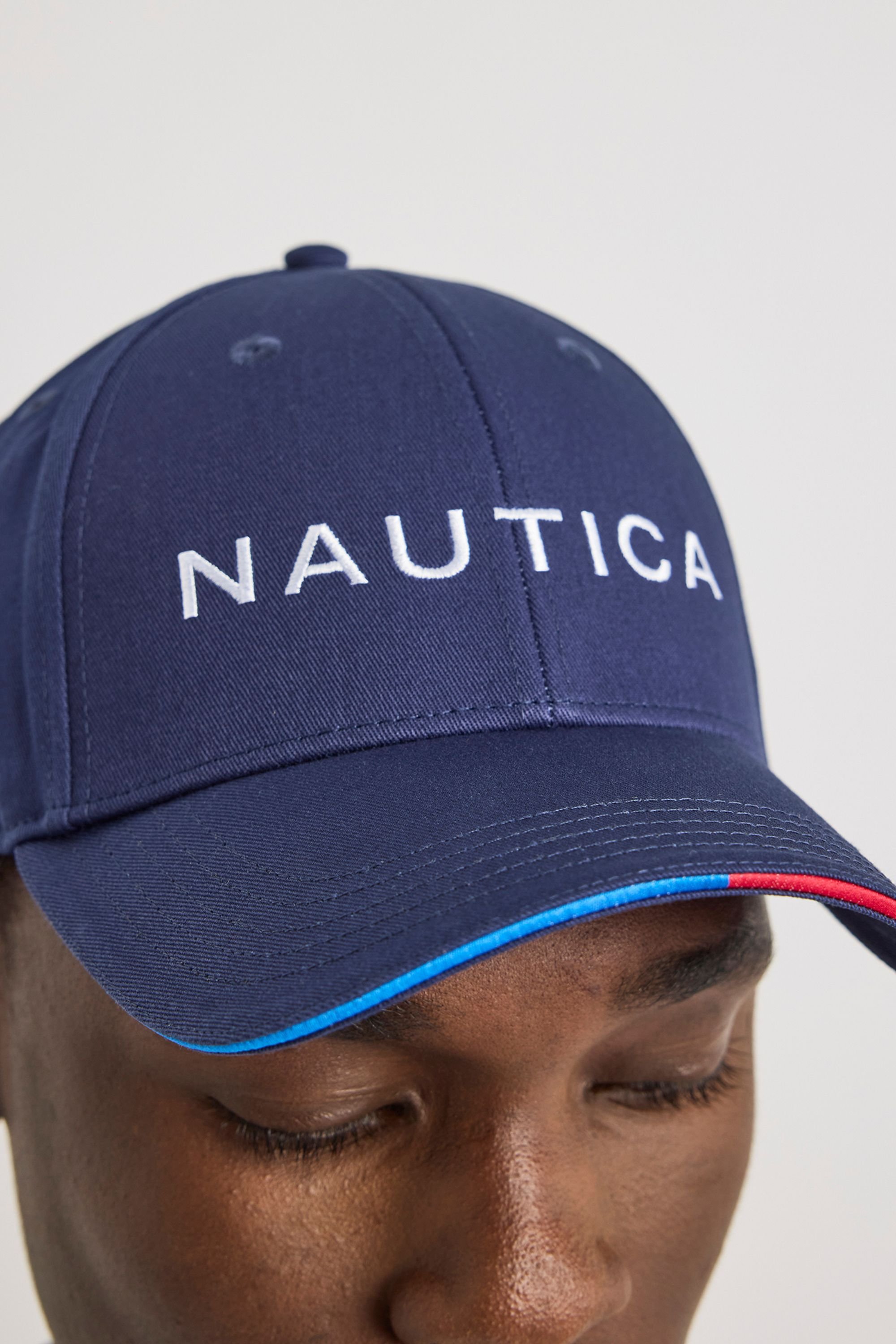 Nautica Nautica Men's Atmore Snapback Cap in Dark Navy - 3