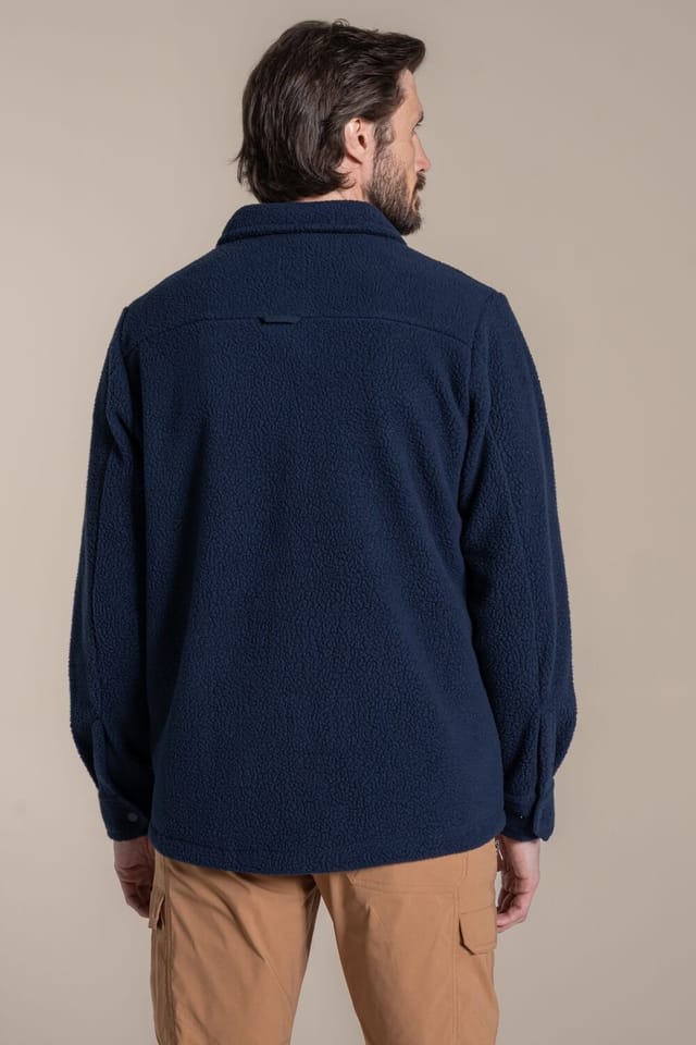 Craghoppers Craghoppers Men's Blencathra Borg Overshirt Fleece Jacket in Navy - 2