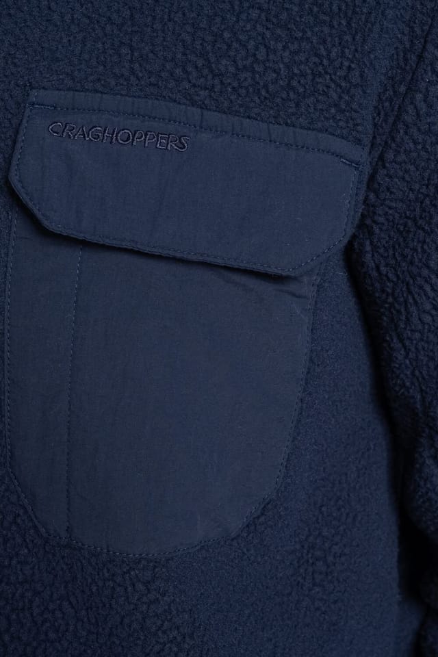 Craghoppers Craghoppers Men's Blencathra Borg Overshirt Fleece Jacket in Navy - 3