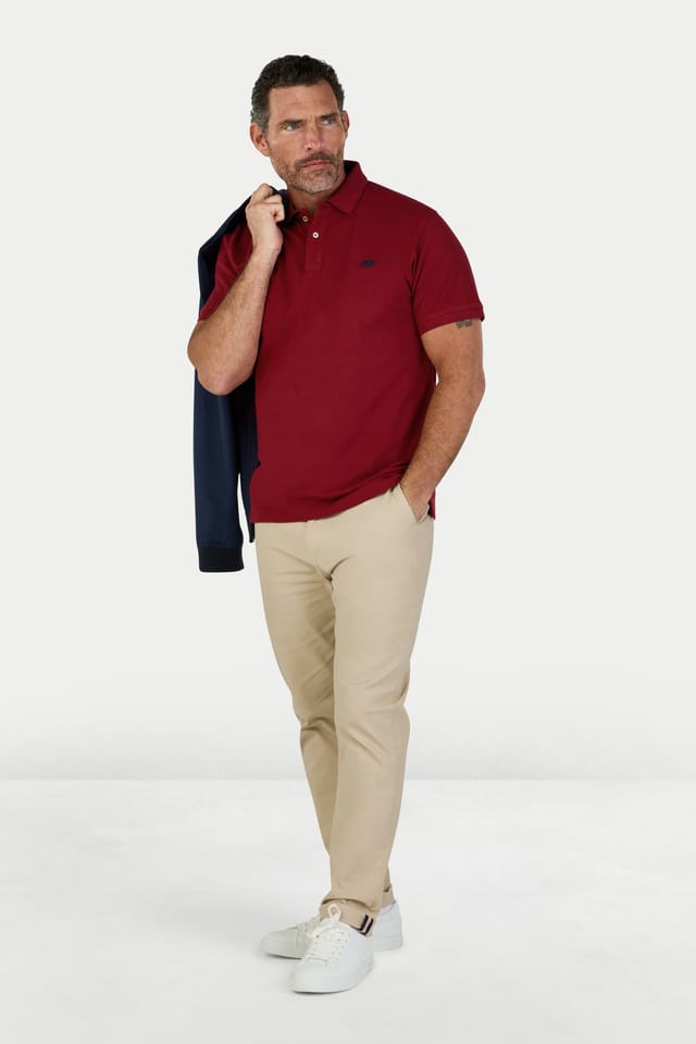 raging bull Raging Bull Men's Classic Polo in Dark Red - 2