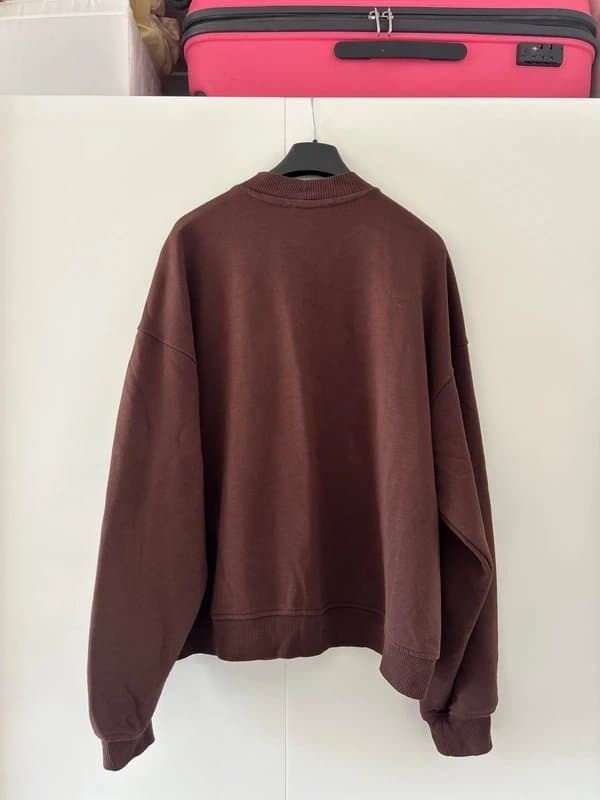 Bershka Brown embroidered sweater