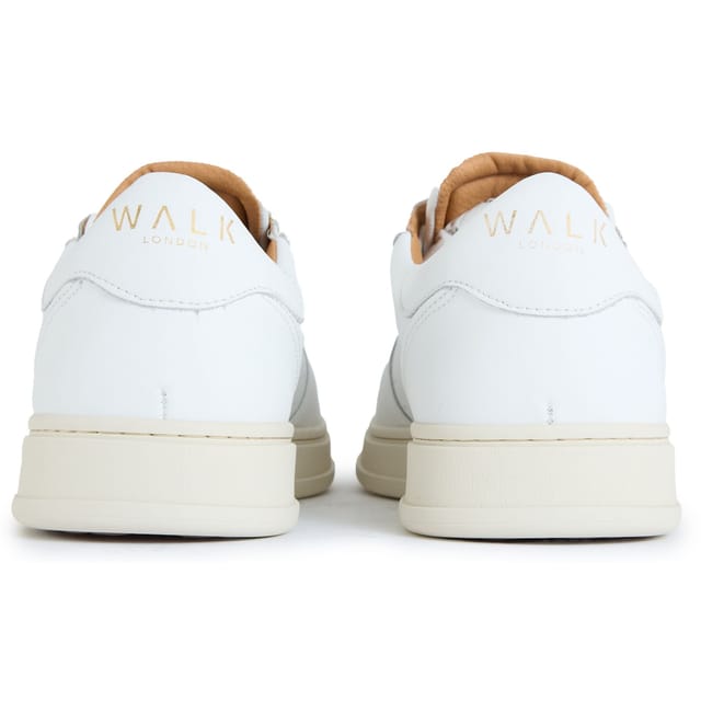 WALK LONDON Walk London Men's Nevada Trainers in White - 3