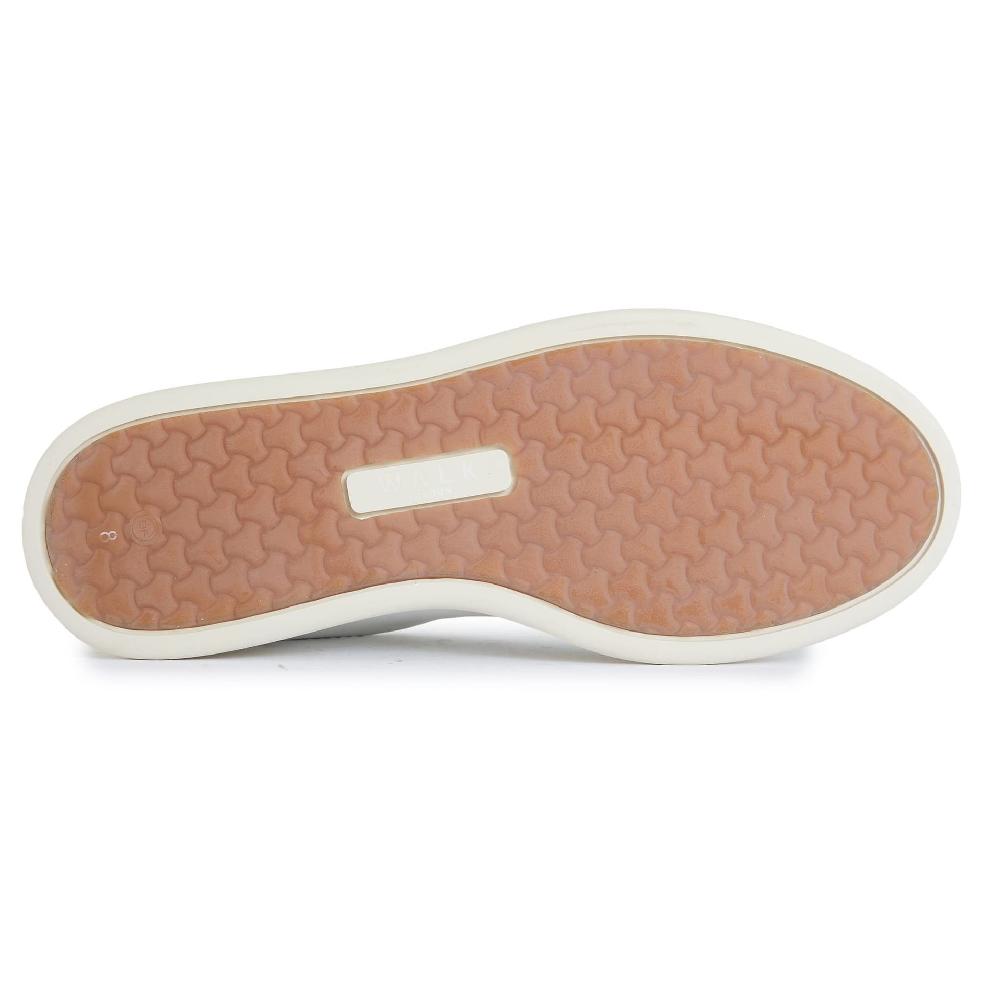 WALK LONDON Walk London Men's Nevada Trainers in White - 4