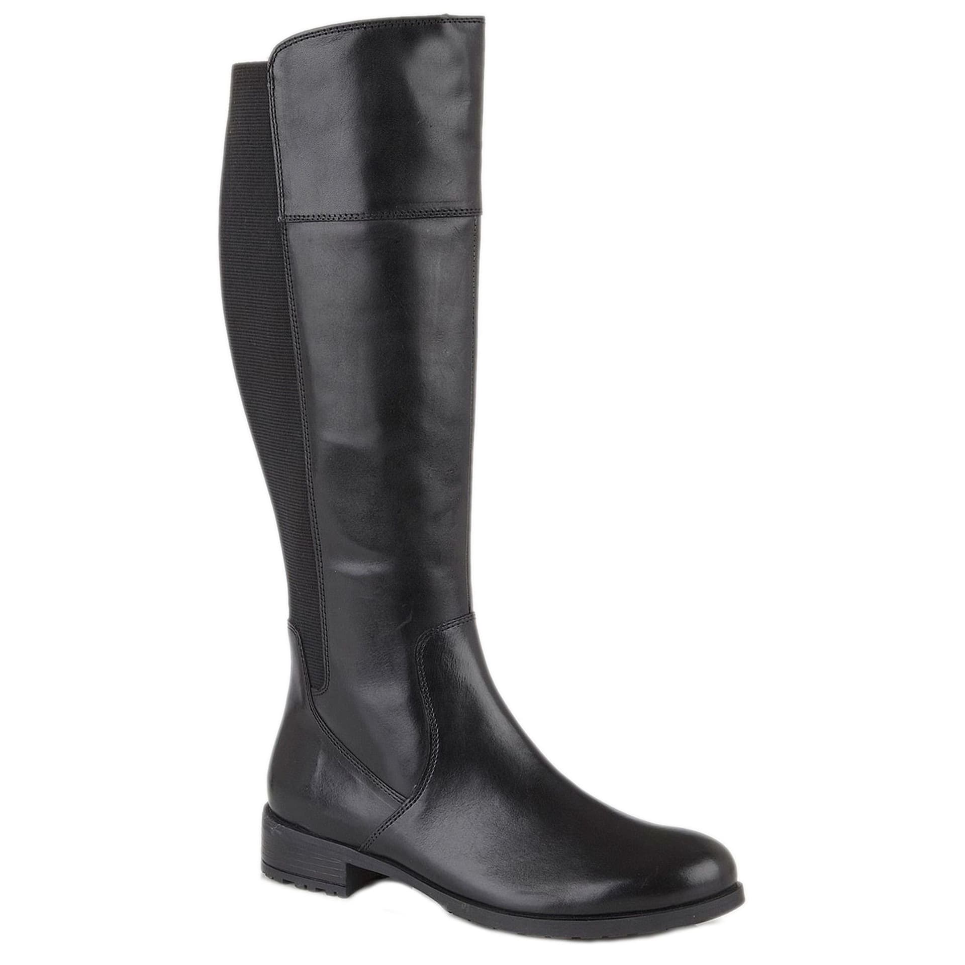 Cipriata Cipriata Women's Silvia Leather Zip High Leg Boot in Black