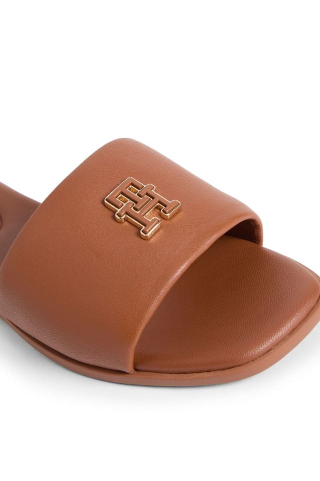 Tommy Hilfiger Tommy Hilfiger Women's Logo Hardware Leather Mule Warm Bronze - 3