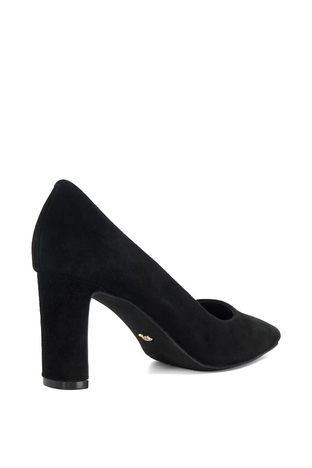 Dune London Dune London Women's Wide Fit 'Arriving' Suede Court Shoes in Black - 3