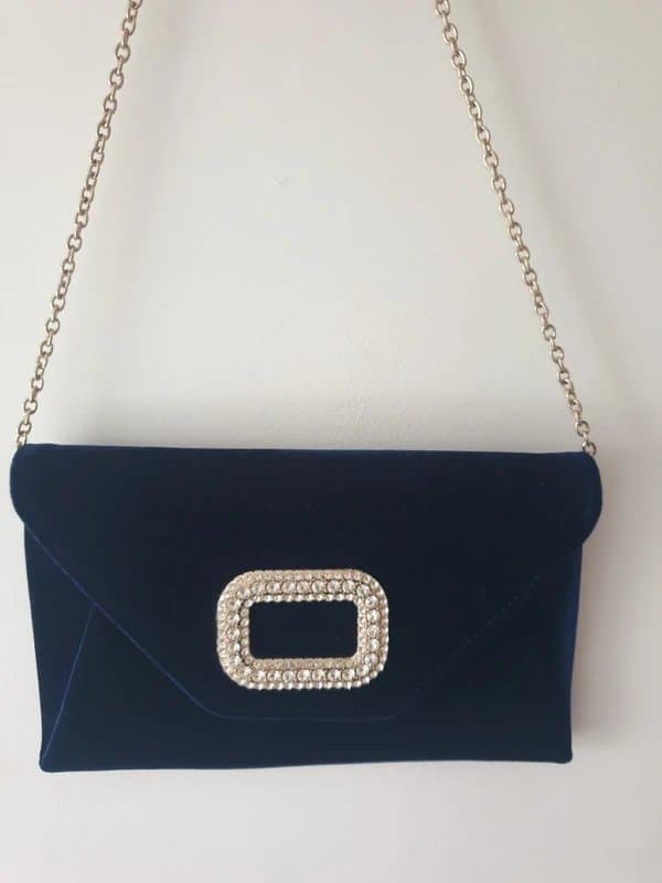 ASOS Asos velvet clutch/shoulder bag.