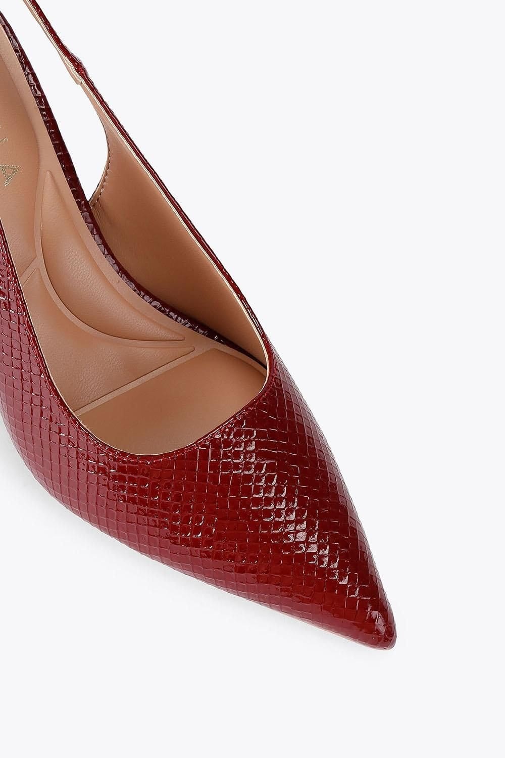 Carvela Carvela Women's 'Corletta Sling Court' Heels in Dark Red - 4