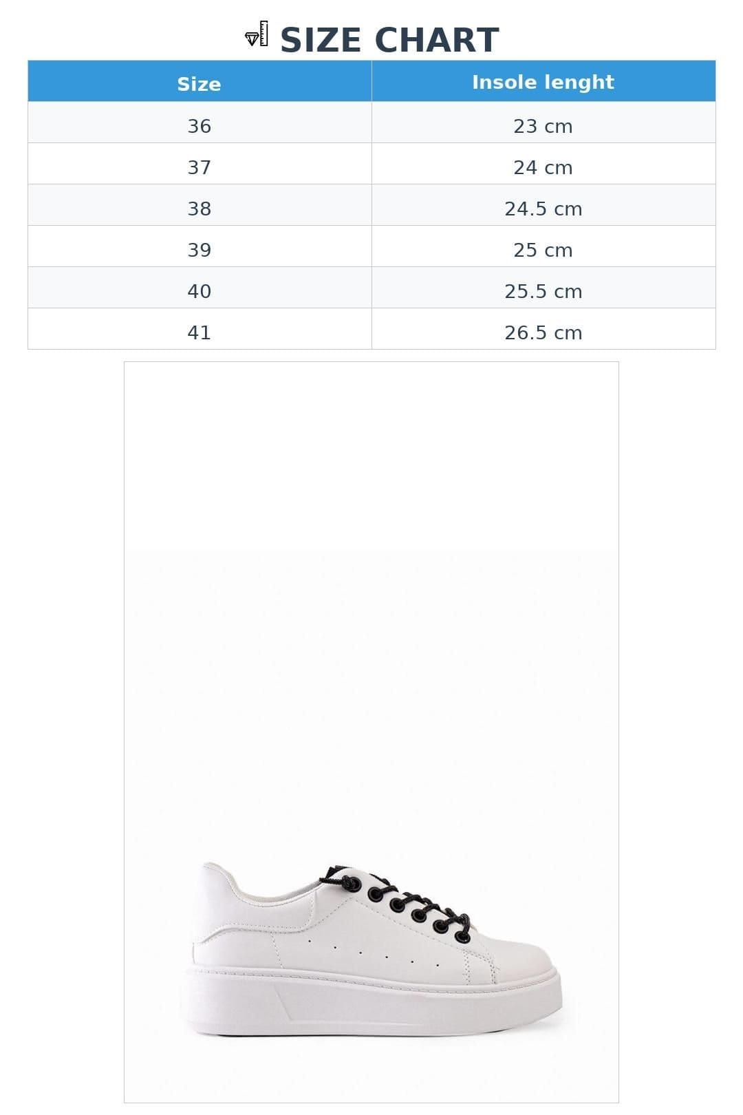 Love Lace Love Lace Women's Sport Shoes White Sneakers Lace Up Rubber Sole by Asmait Adida - 4