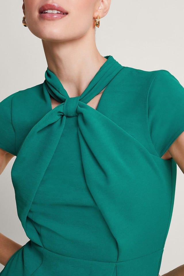 Monsoon Monsoon Women's Garda Shift Dress Green - 2