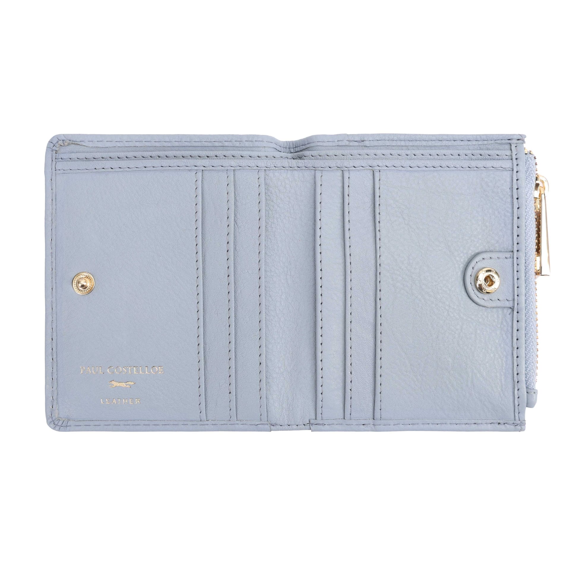 Paul Costelloe Paul Costelloe Women's Boulder Leather Purse in Blue - 4