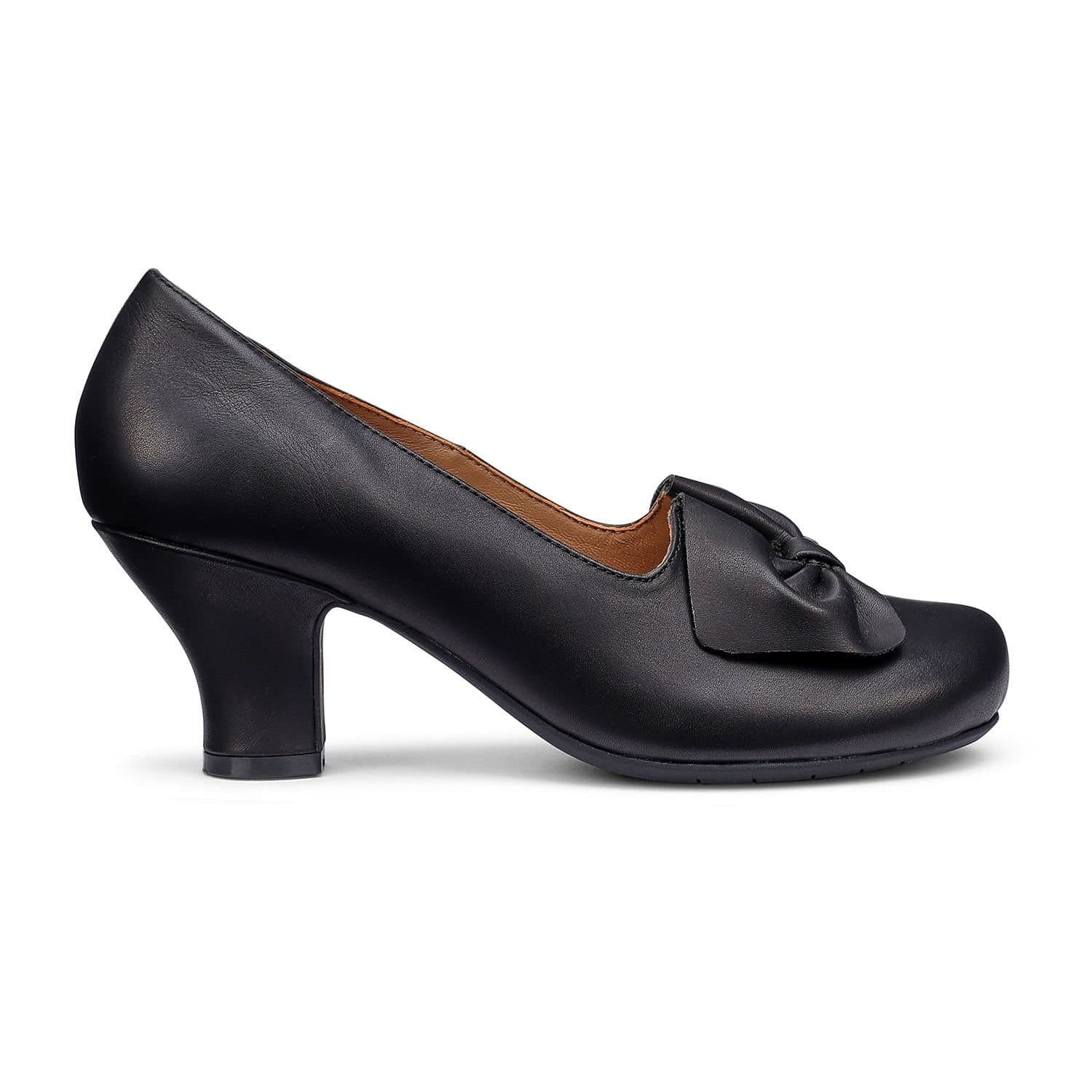 Hotter Hotter Women's Extra Wide 'Donna' Heels in Black