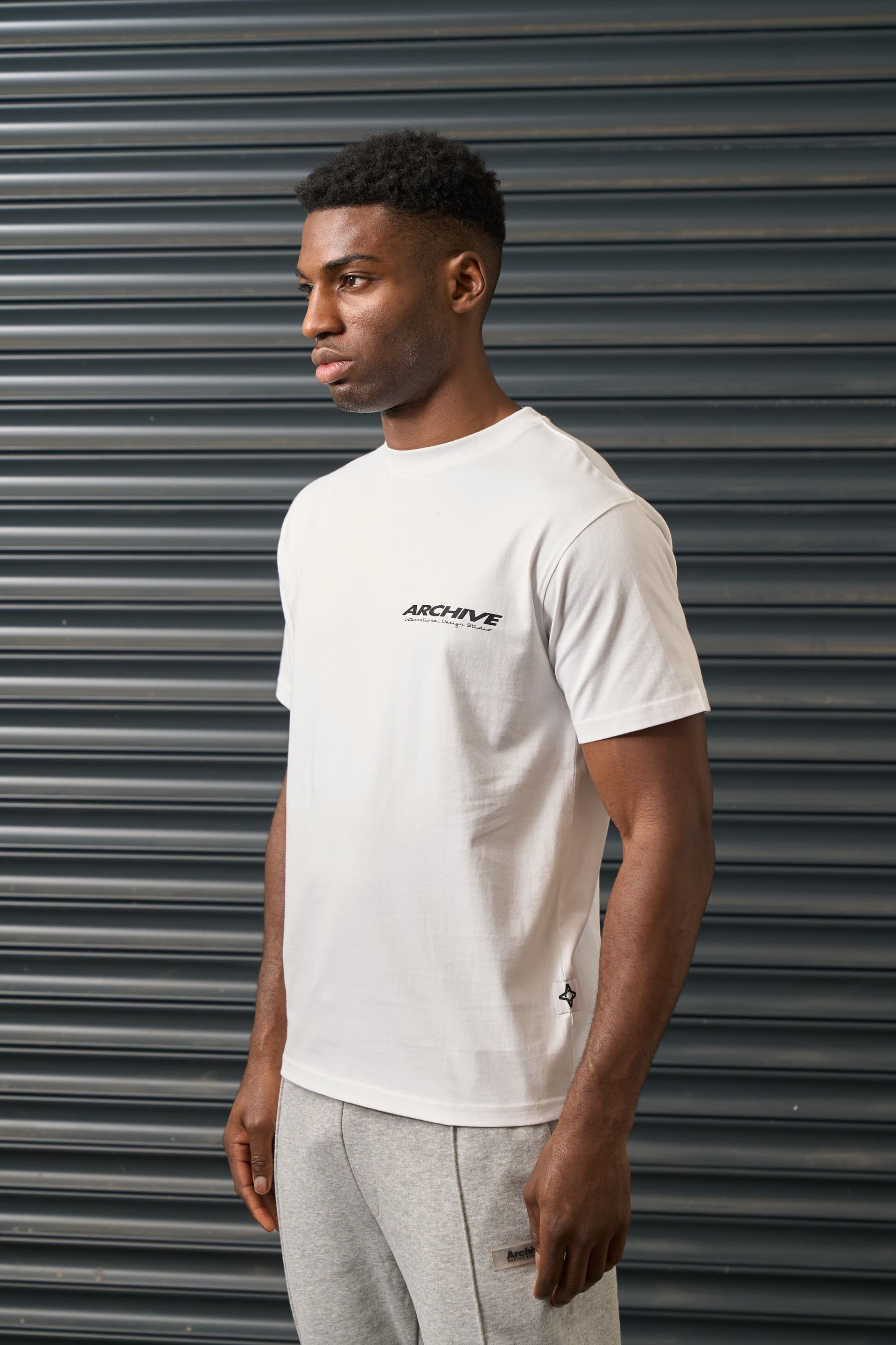 Archive Design Studios Archive Design Studios Men's Vacation T-Shirt in White