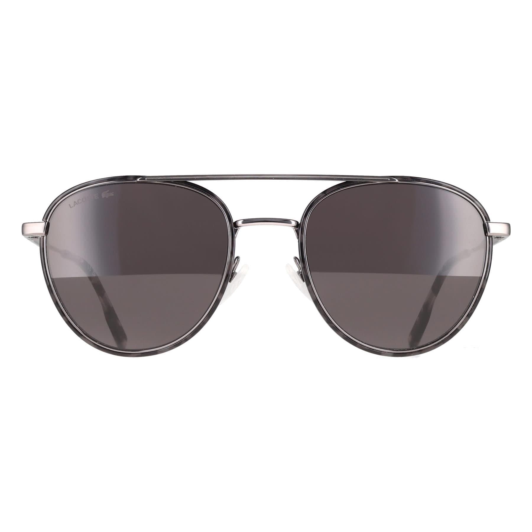 Lacoste Lacoste Men's Oval Gunmetal Solid Grey Smoke L258S