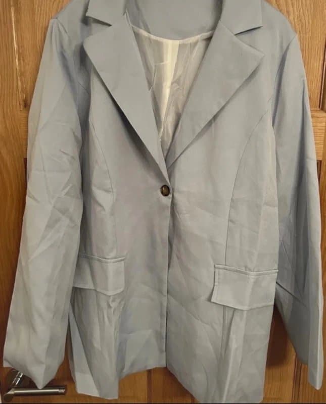 Blooming Jelly A Womans Pale Blue Oversized Blazer  Size XL