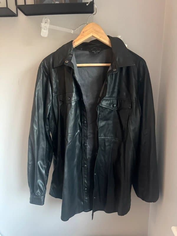 New Look New Look Leather Shirt