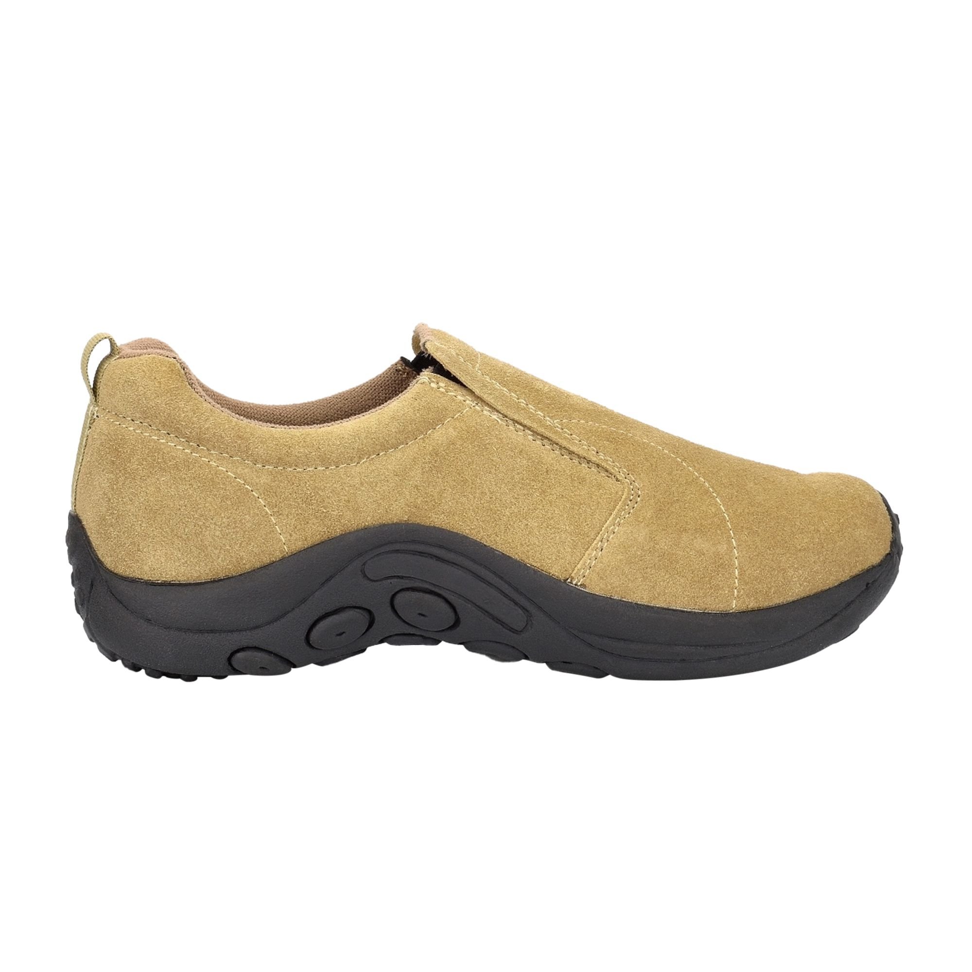 PDQ PDQ Men's Real Suede Ryno Slip-On Casual Trainers in Taupe - 2