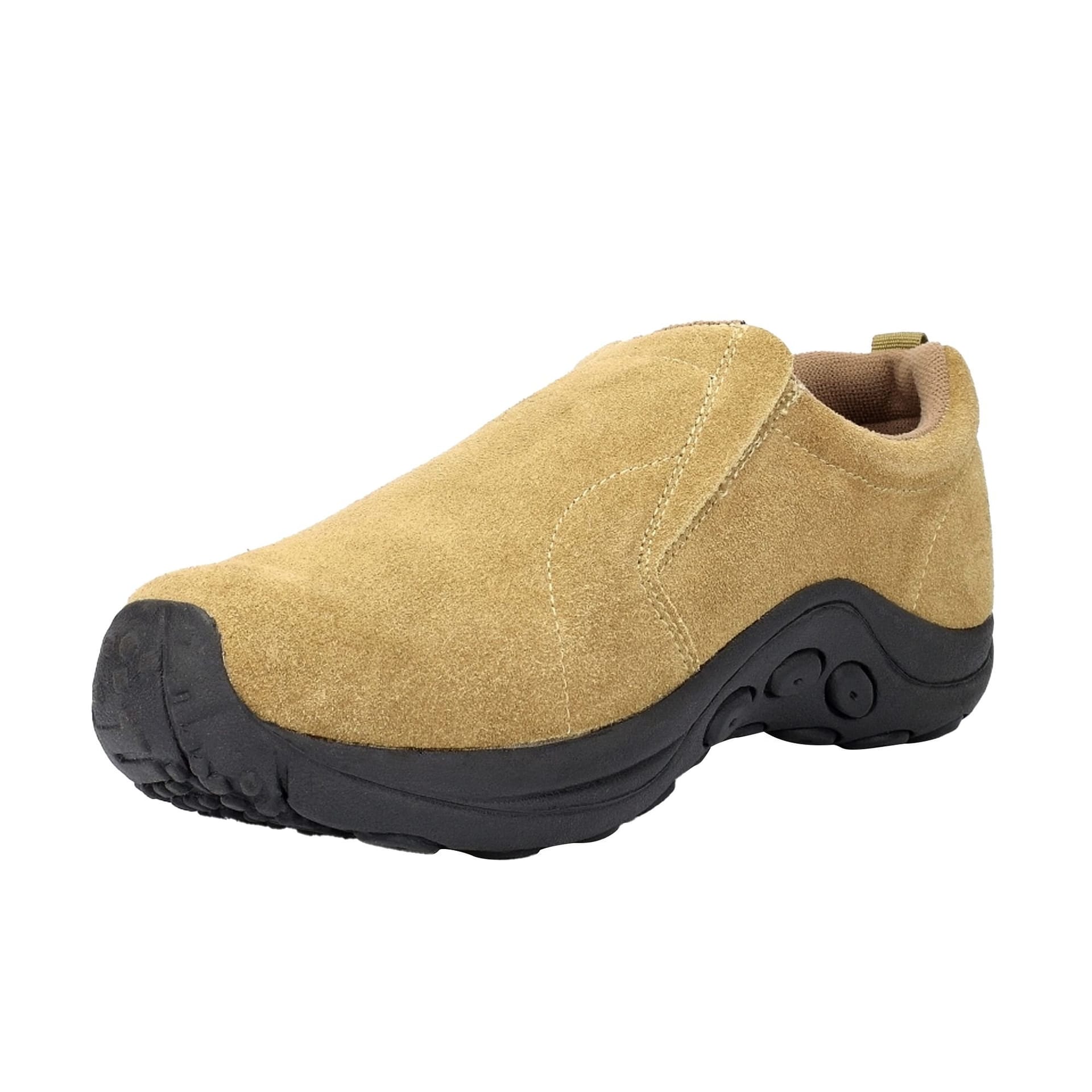 PDQ PDQ Men's Real Suede Ryno Slip-On Casual Trainers in Taupe - 4