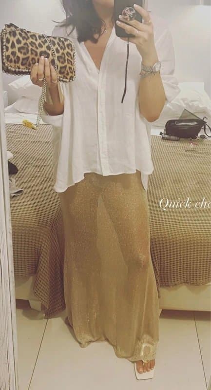 ASOS Rose Gold Skirt