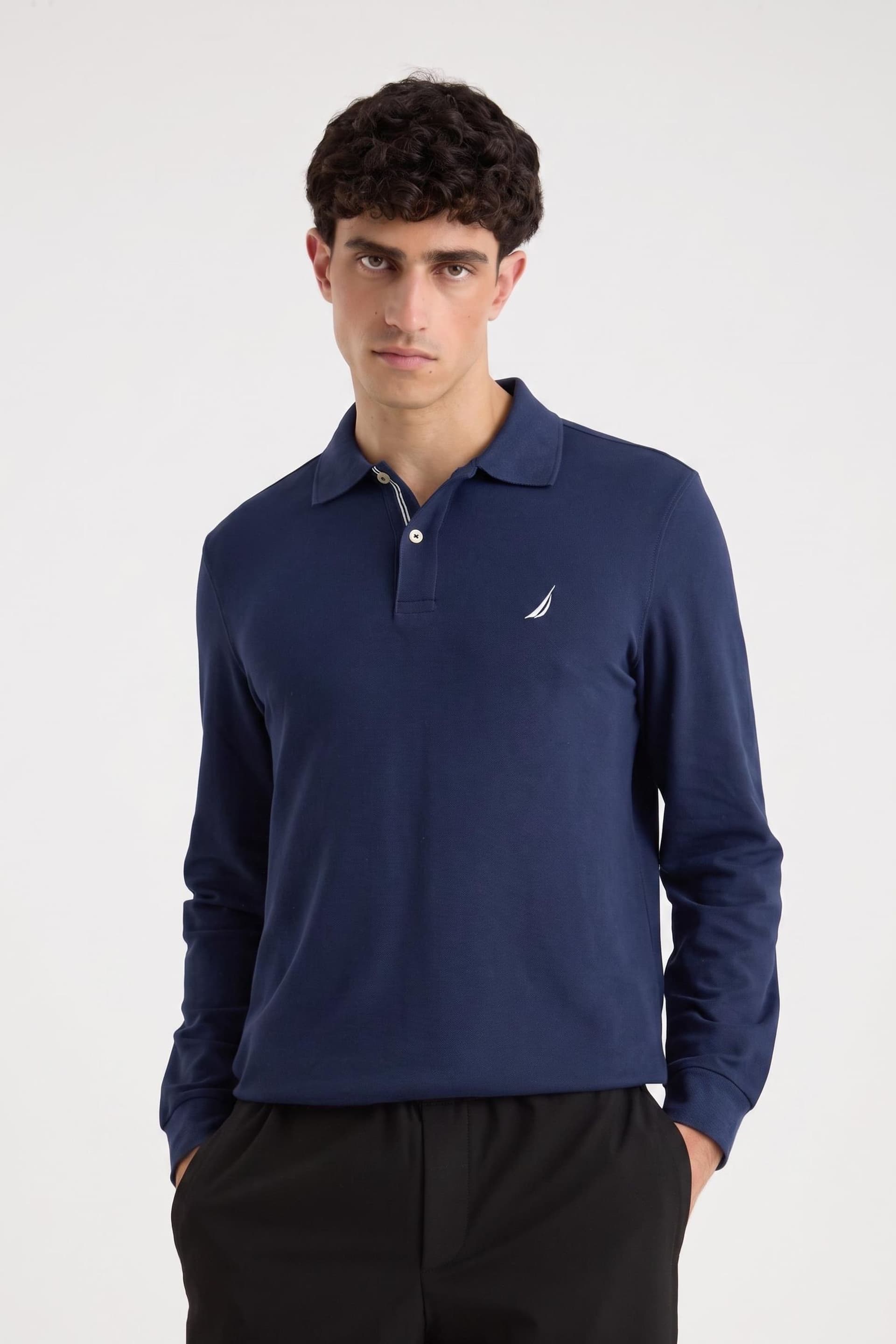 Nautica Nautica Men's Cabin Long Sleeve in Dark Navy