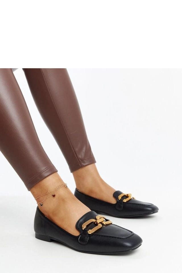 Love Lace Love Lace Women's Summer Buckle Slip On Moccasins with Round Toe Black Comfort - 2