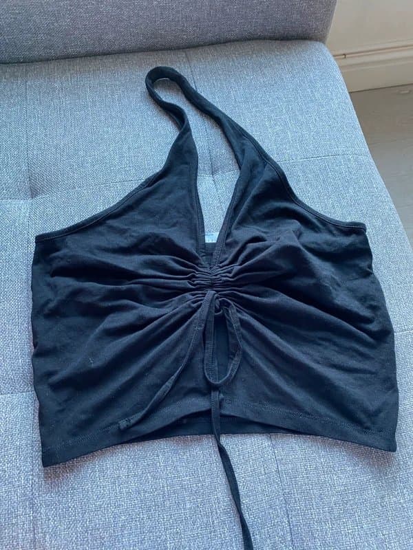 ASOS Black halter neck