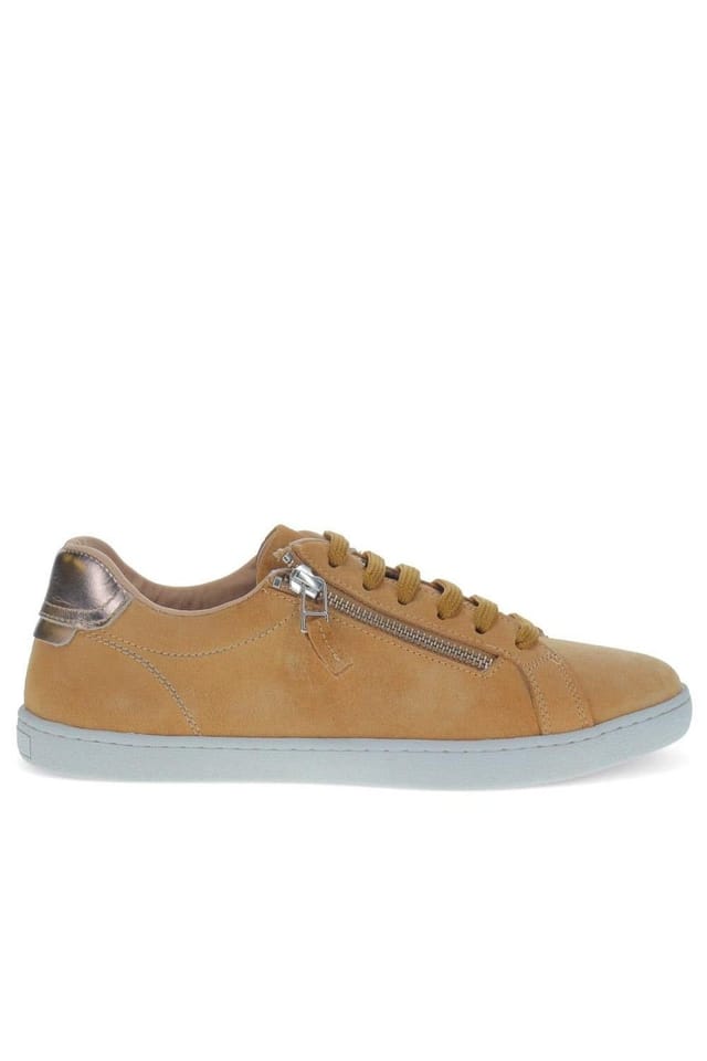 Jones Bootmaker Jones Bootmaker Women's Bambi Leather Trainers in Tan - 2