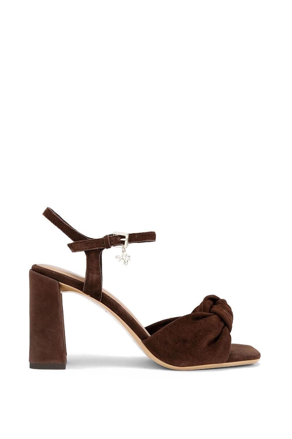KG Kurt Geiger KG Kurt Geiger Women's 'Signet' Suede Heels in Brown
