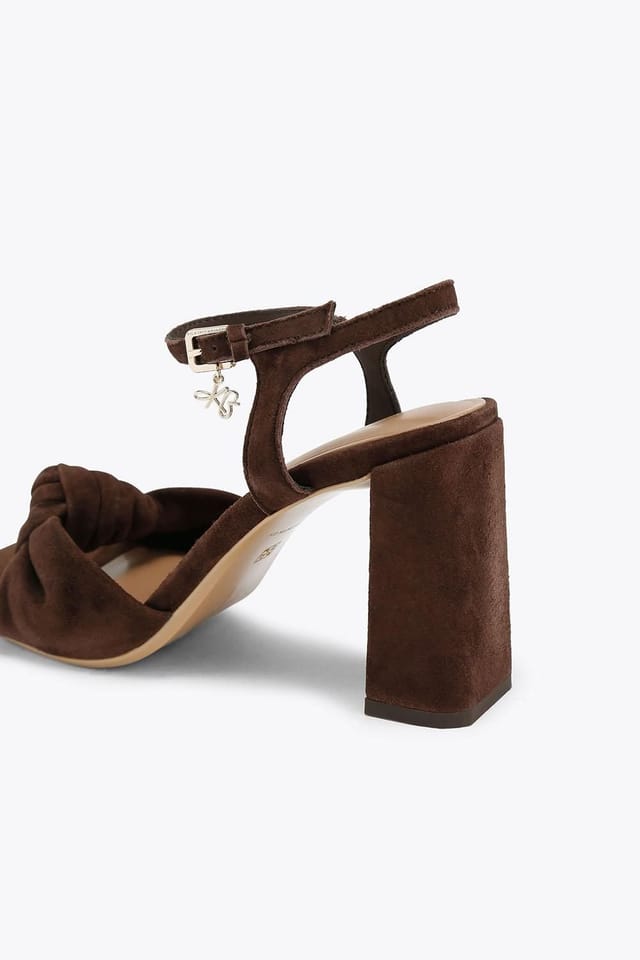 KG Kurt Geiger KG Kurt Geiger Women's 'Signet' Suede Heels in Brown - 3